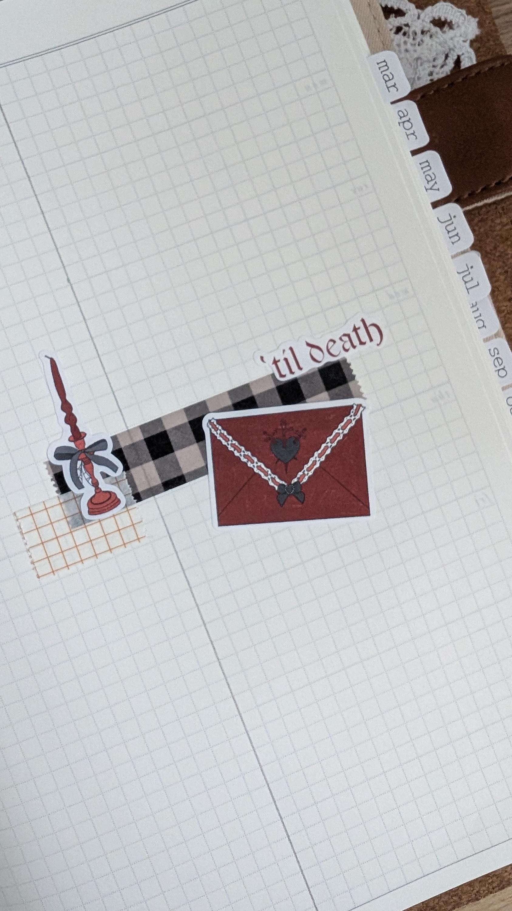 Valloween sticker sheet