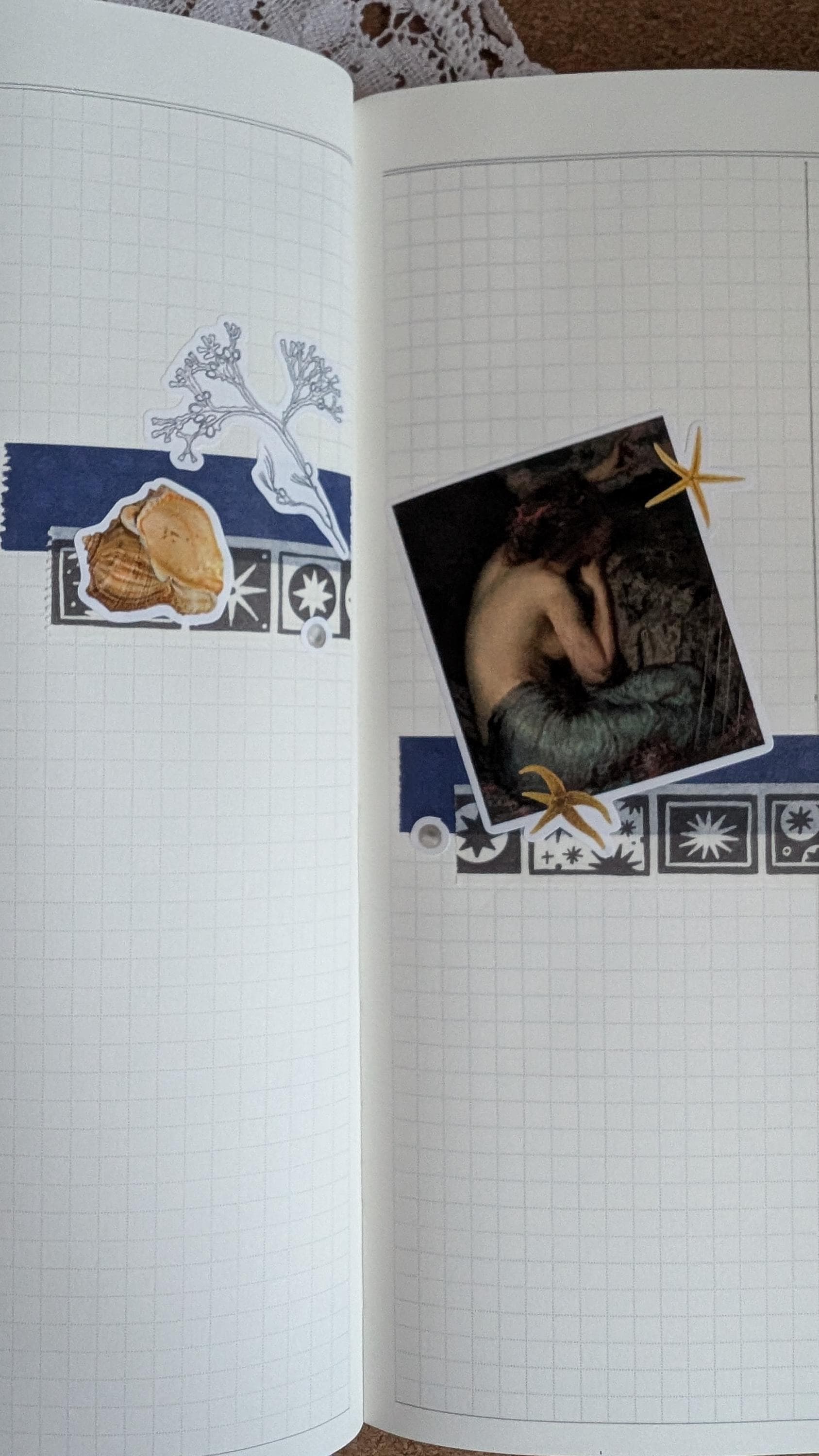 Siren sticker sheet