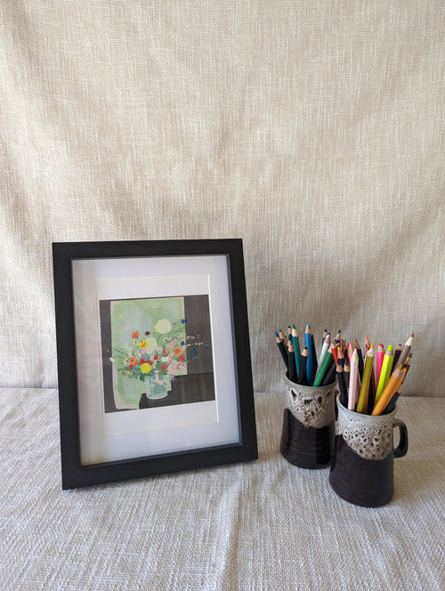 Colourful floral print