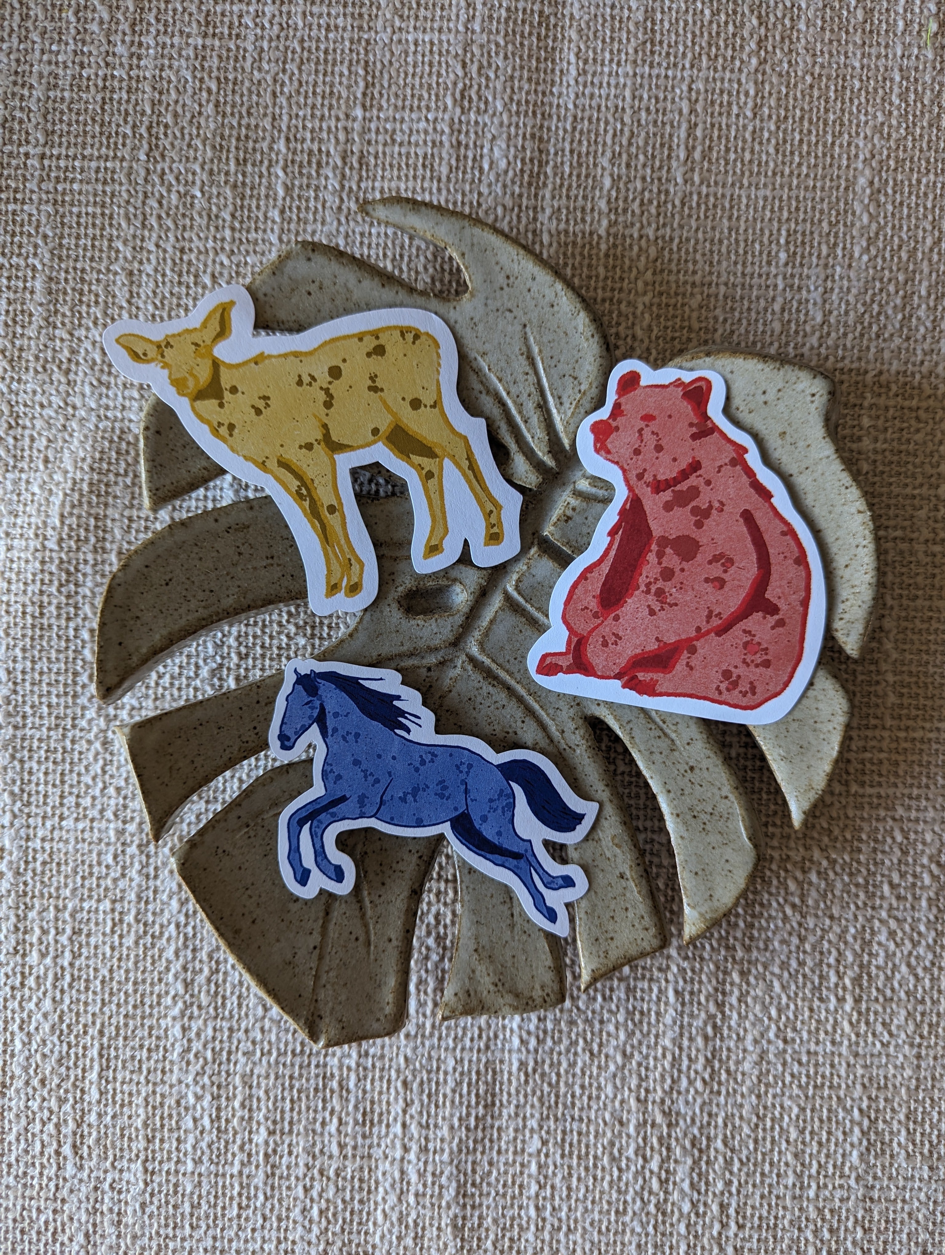 Deer sticker