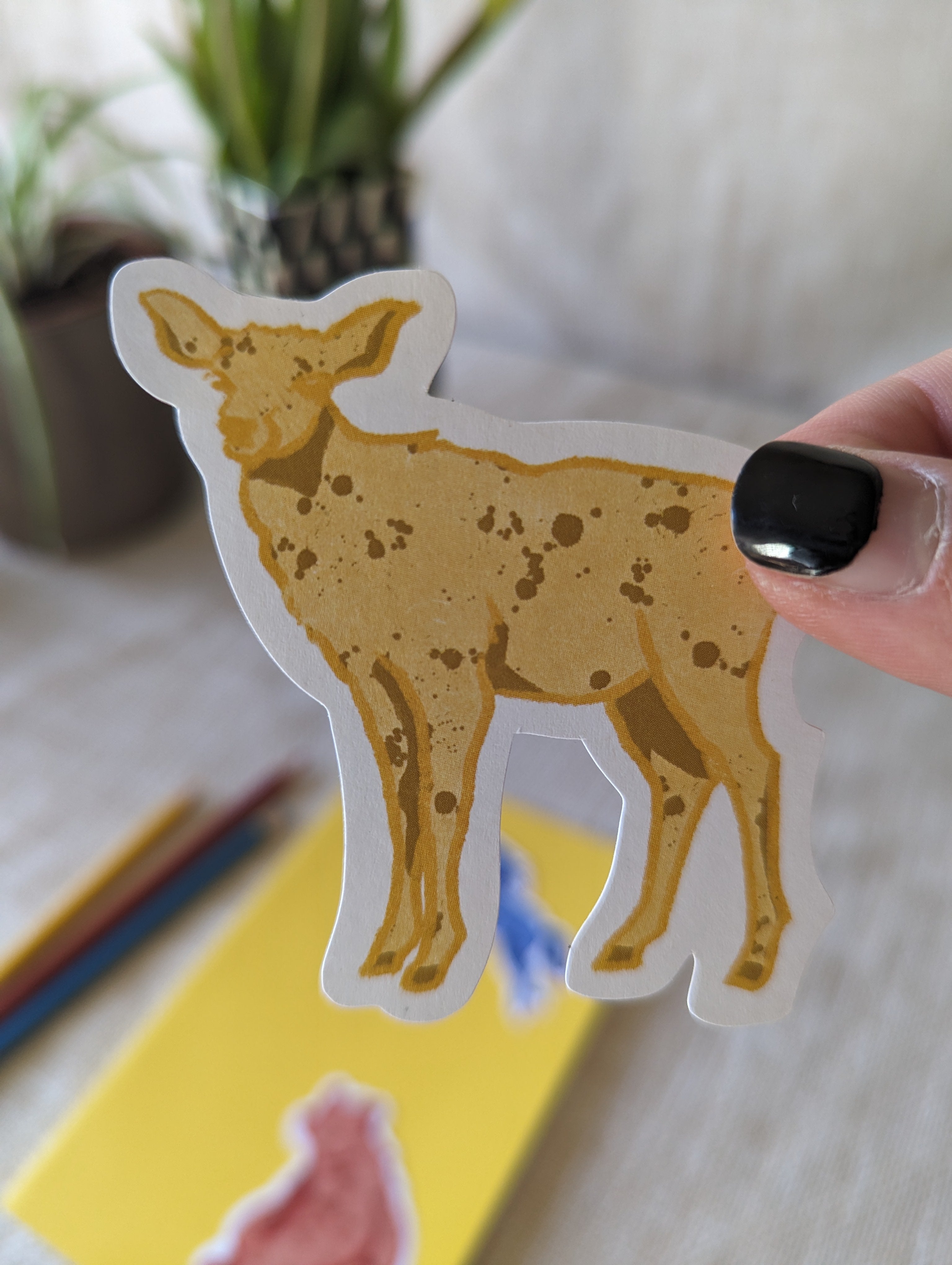 Deer sticker