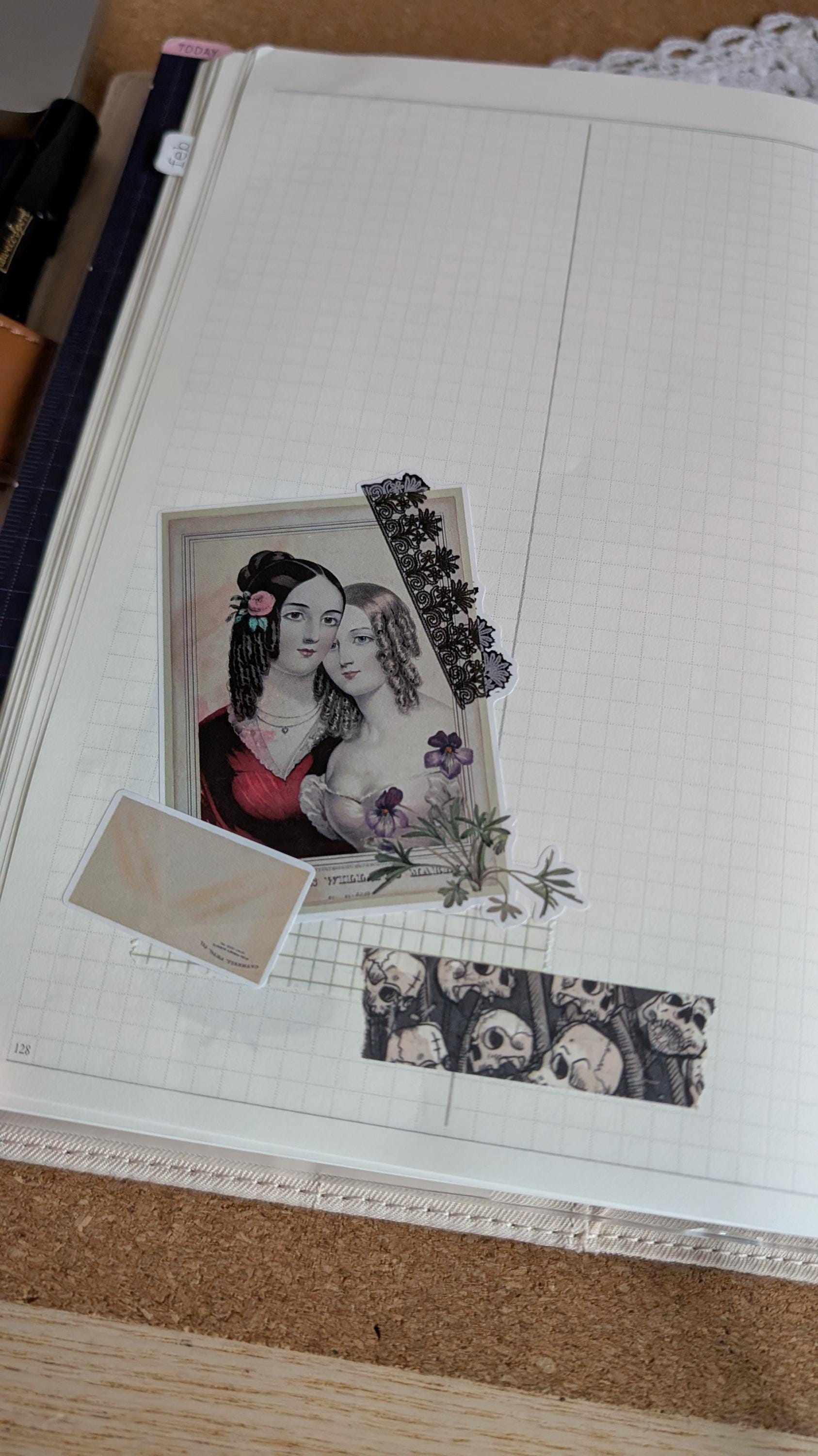 Sapphic Romance sticker sheet