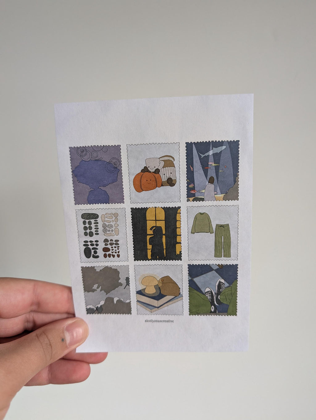 Glimmers sticker sheet